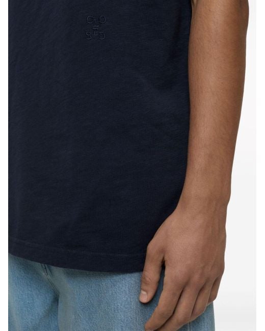 Camiseta lisa Closed de hombre de color Blue