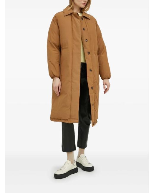 Levi's Trenchcoat Met Knoopsluiting in het White