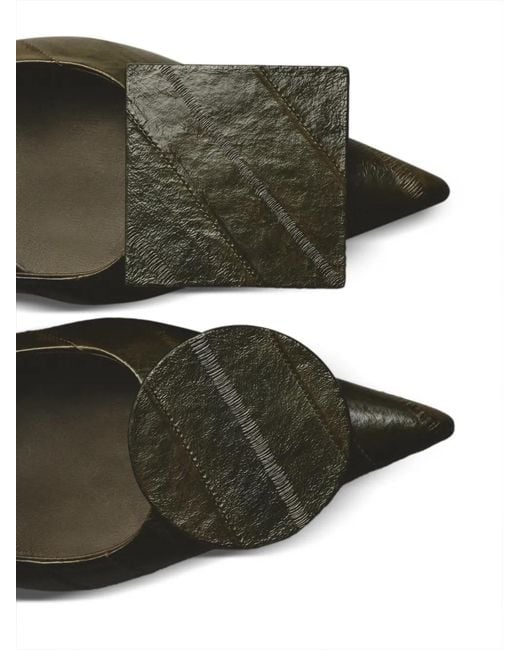 Jacquemus Metallic The Low Duelo Slingback Sandals