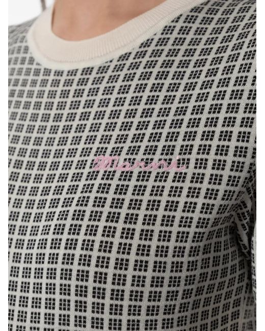 Top A Cuadros Marni de color Gray