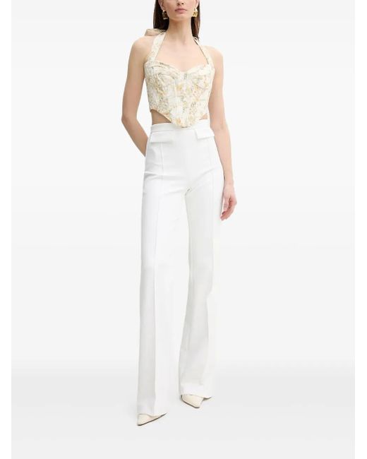 Bardot Pollie ホルターネック トップ White