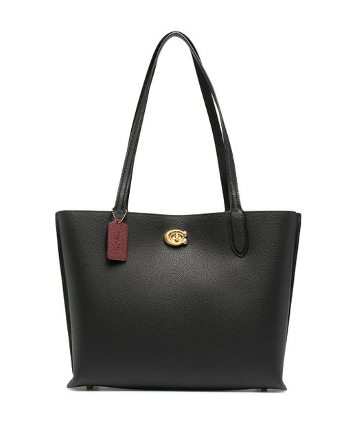 COACH Black Oversized-Shopper