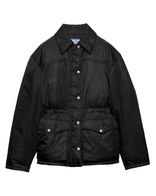 Prada Black Buttoned Down Jacket