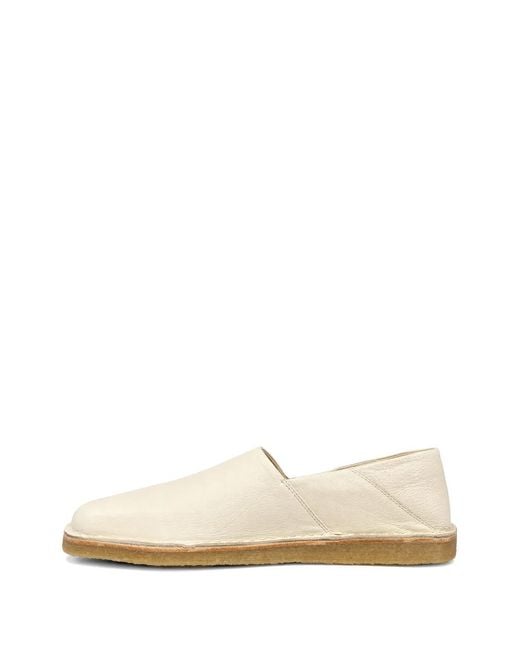 Lemaire White Square Slip-On Loafers for men