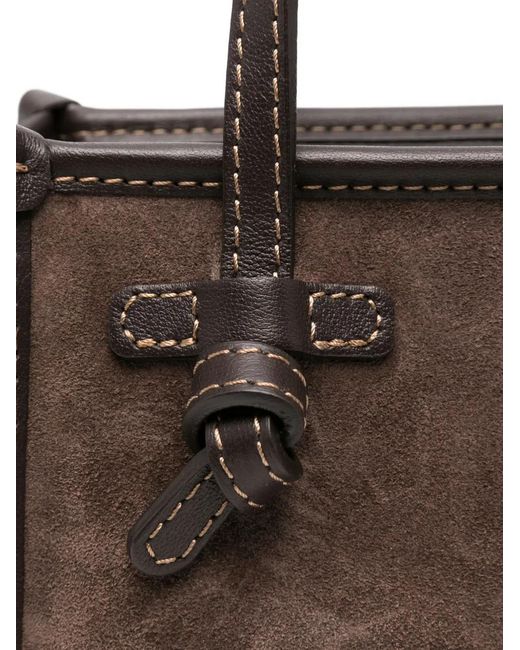 Gianni Chiarini Brown Mini Miss Marcella Knotted Suede Bag