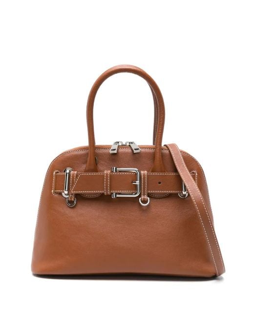 OSOI Brocle ハンドバッグ Brown