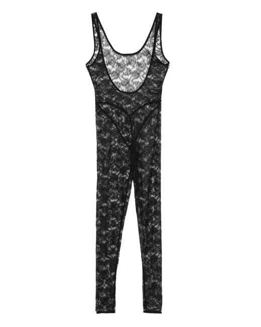 Mono Flashback con espalda descubierta Maison Close de color Black