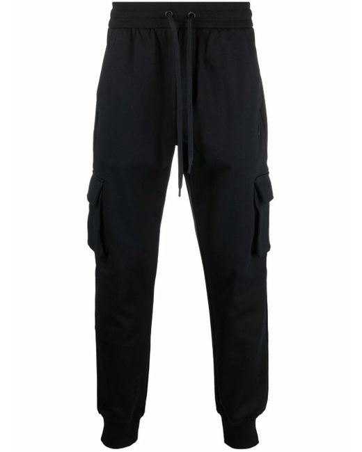 Moose Knuckles Cotton Seaside Cargo Track Pants in Black for Men Lyst UK