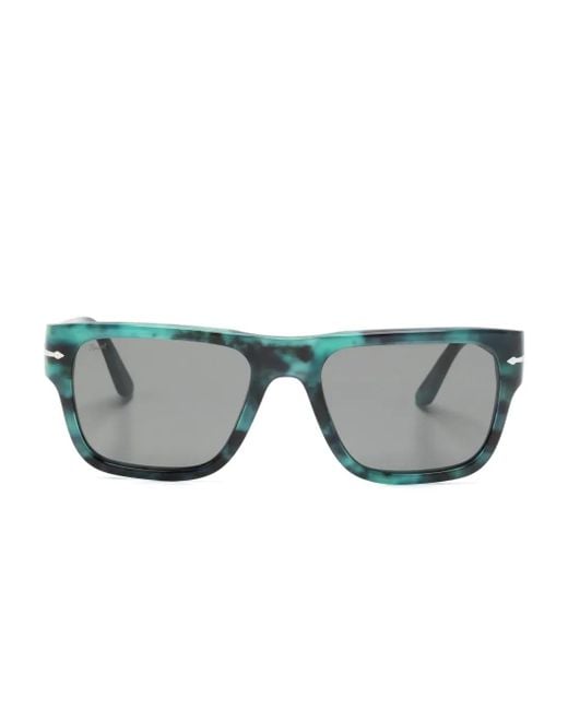 Persol Gray Tortoiseshell Square-Frame Sunglasses for men