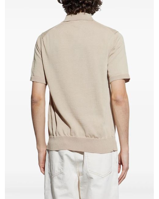 Comme des Garçons Natural Short-Sleeved Polo Shirt for men