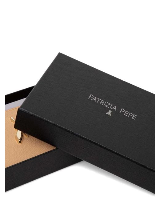 Patrizia Pepe Natural Logo-Plaque Wallet