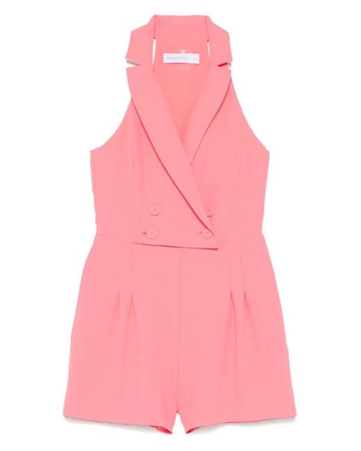 Patrizia Pepe Pink Sleeveless Playsuit