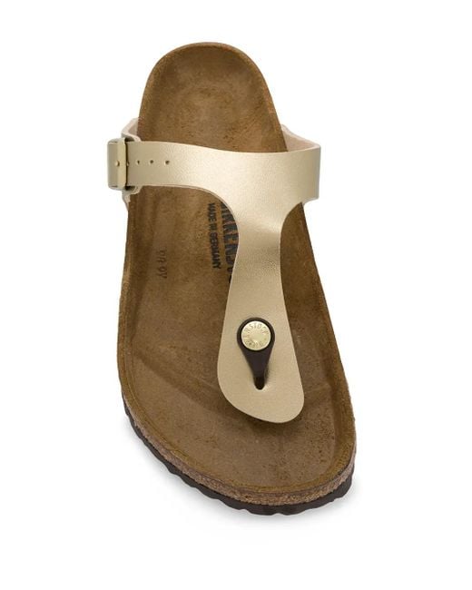 Birkenstock Brown Sandals Golden