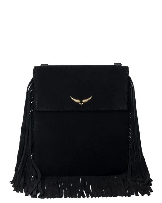 ショルダーバッグ・ポシェット Zadig & Voltaire Rockson Nano Crossbody - Leather - Black Zadig & Voltaire Rock Nano Leather Crossbody Clutch
