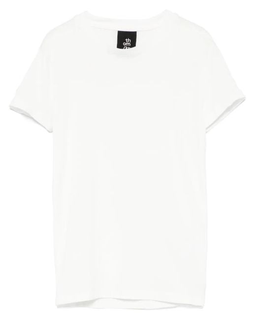 Thom Krom White Panelled T-Shirt