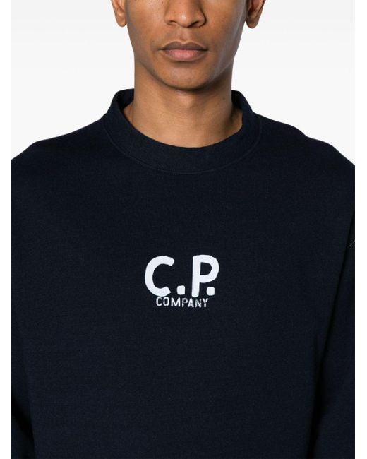 メンズ C P Company ロゴ スウェットスカート Blue