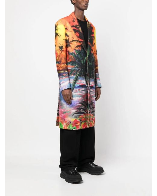 Philipp Plein Multicolor Coat for men