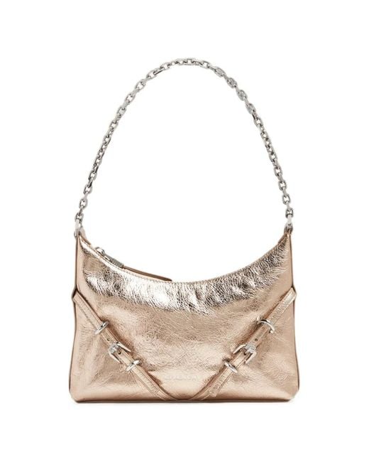 Givenchy Natural Voyou Buckle-Detail Shoulder Bag