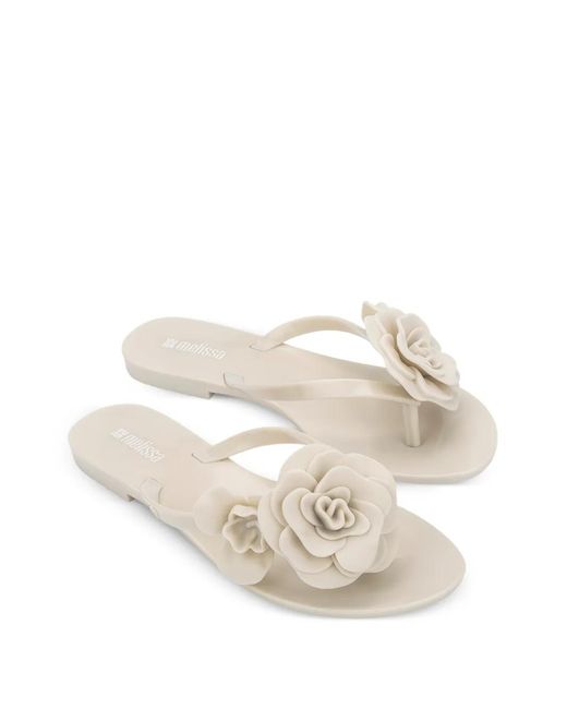 Melissa Natural Harmonic Springtime Flip-Flops
