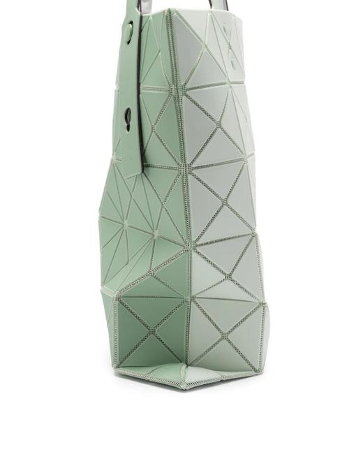 Issey Miyake Gray Handtasche Mit Geometrischem Muster