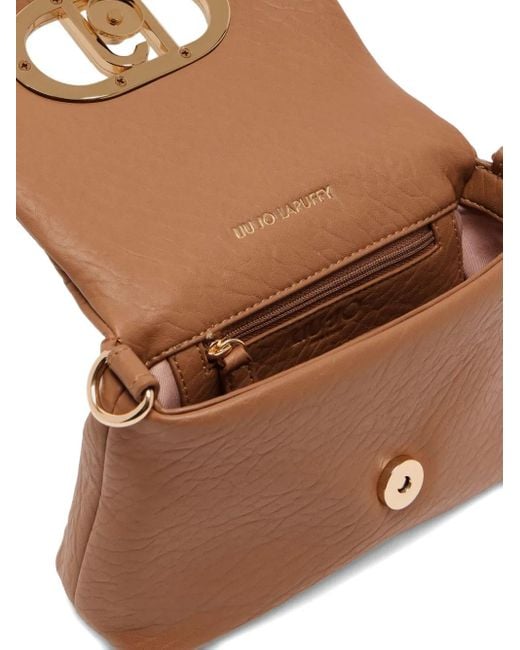 Liu Jo Brown Small Lapuffy Crossbody Bag