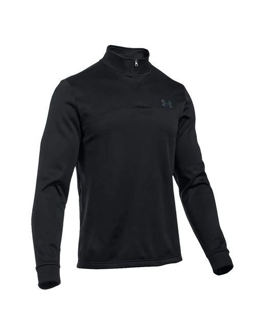 Under Armour Blue Half-Zip Fleece Sweatshirt for men