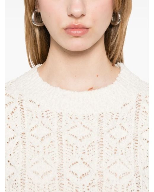Maglione Antila di Loulou de Saison in White