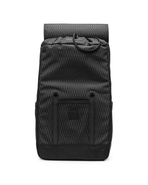 Herschel Supply Co. Black Sac À Dos Retreat 23 L À Matelassage Losanges