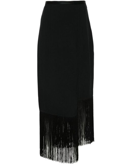 ‎Taller Marmo Black El Pareo Midi Skirt