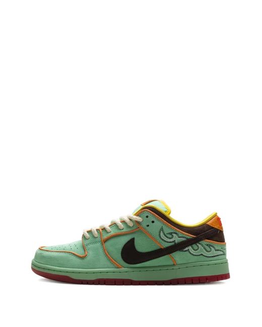 Nike Green X Bhm Dunk Low "Tourmaline" Sneakers for men