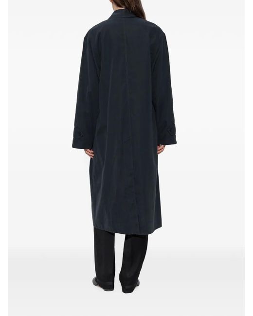 Maison Margiela Blue Single-Vent Coat