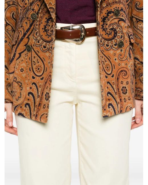 Etro White Five-pockets jeans