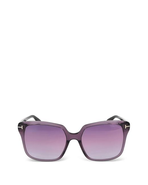 Tom Ford Purple Square-Frame Sunglasses