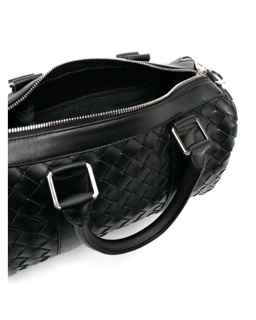 Bottega Veneta Black Classic Intrecciato Mini Tote Bag - Men's - Calf Leather for men