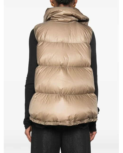 Chaleco Acolchado Sacai de color Natural