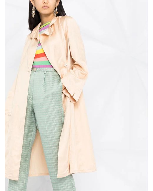 Pantalon Court À Motif Pied-De-Poule Forte Forte en coloris Green