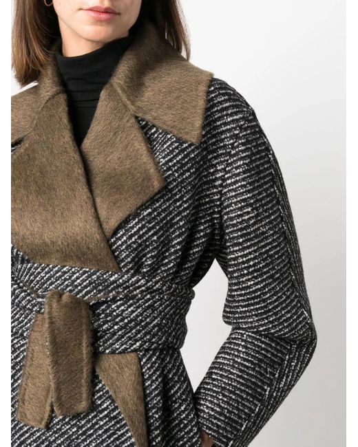 Max Mara Black Wendbarer Mantel