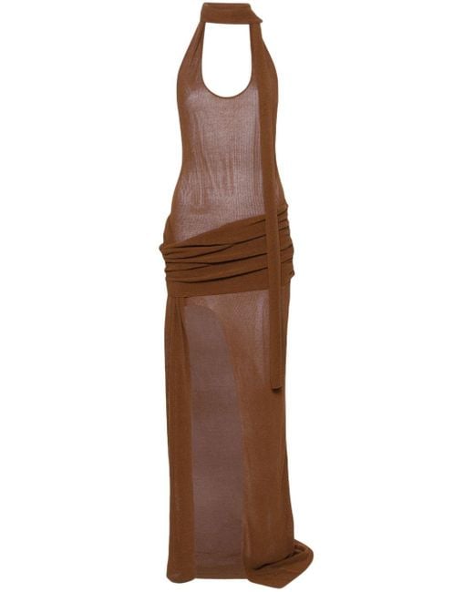 AYA MUSE Brown Alya Maxi Dress