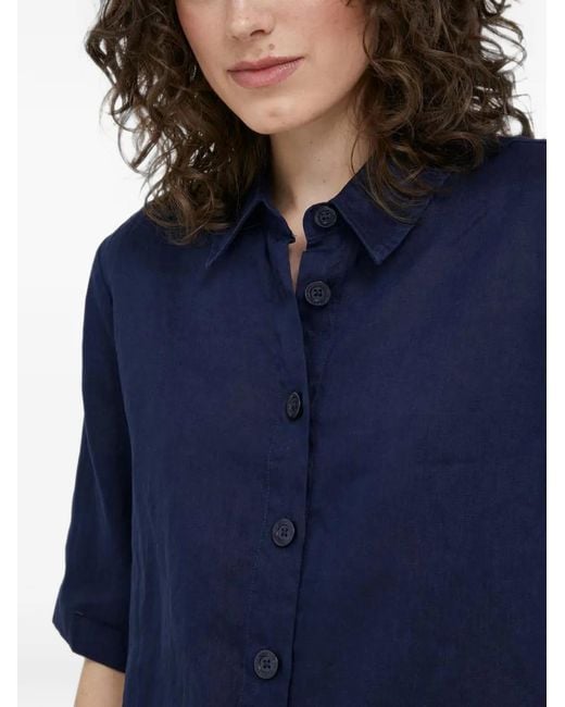 Benetton Blue Buttoned Shirt