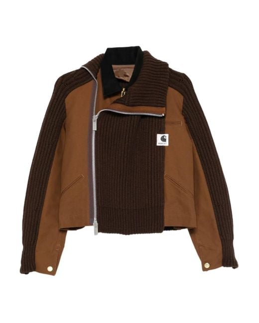 Chaqueta a capas de x Carhartt Sacai de color Brown