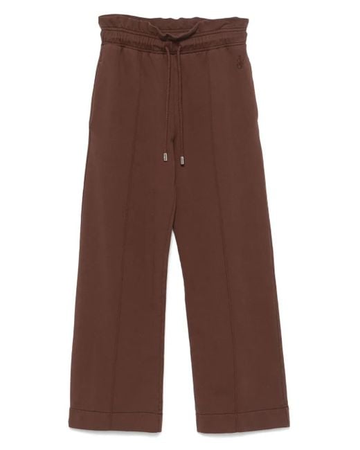 J.W. Anderson ギャザーウエスト トラックパンツ Brown