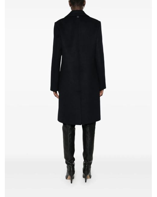 Liu Jo Blue Single-Breasted Coat