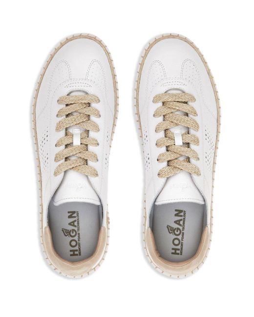 Hogan White Cool Leather Sneakers