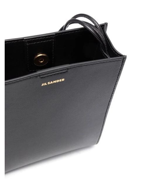 Jil Sander Black Tangle Small Shoulder Bag