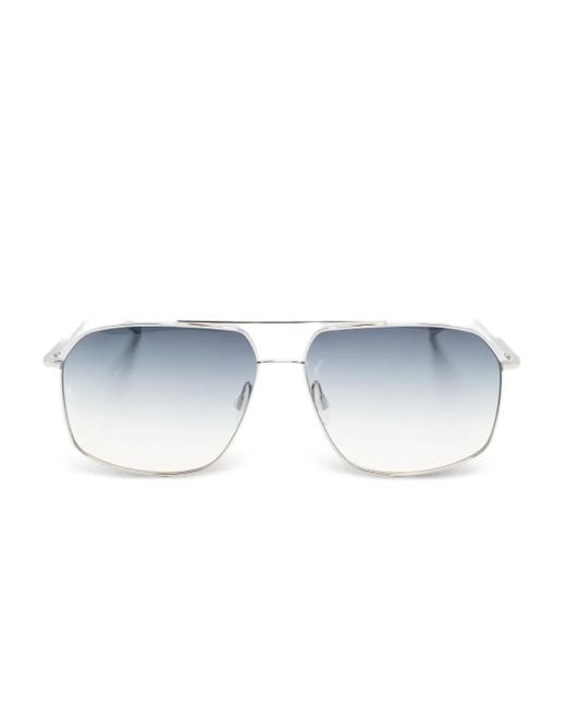 Occhiali Da Sole Con Montatura Stile Pilota di Barton Perreira in Blue