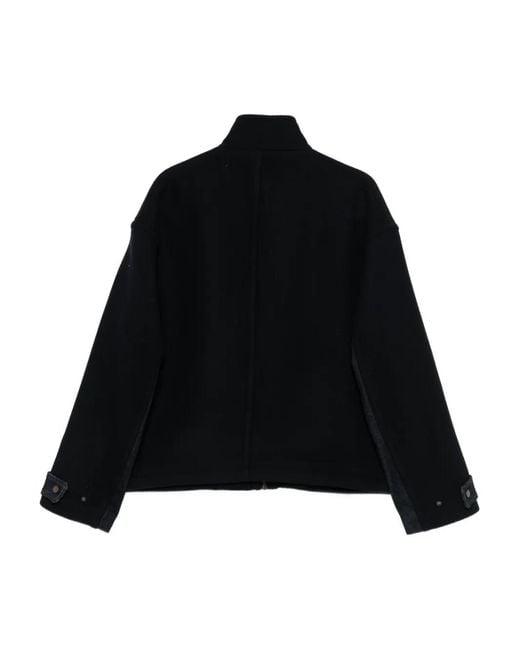 Emporio Armani Black Patch-Pocket Jacket for men
