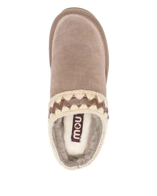 Mou Brown 50Mm Slip-On Platform Slippers