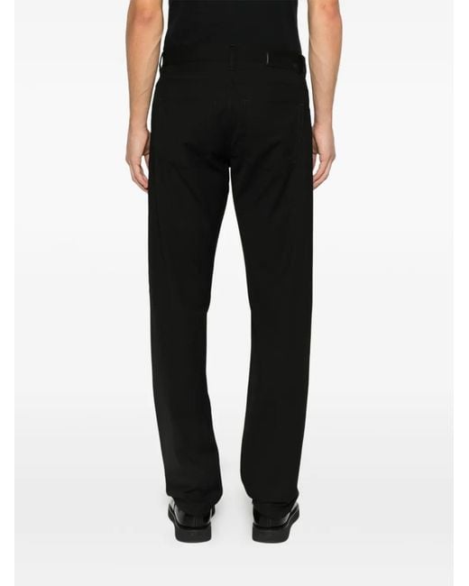 Giorgio Armani Black Buttoned Denim for men