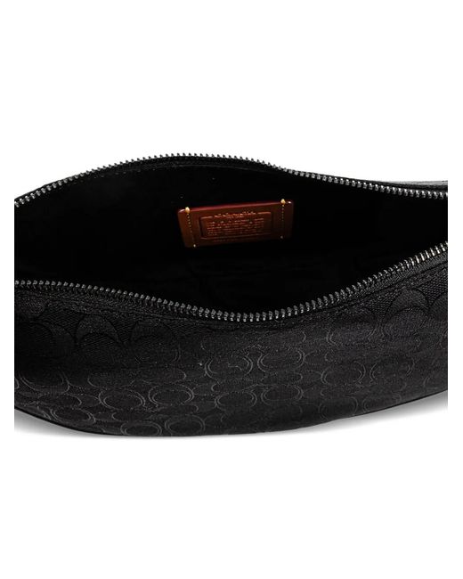 COACH Black Hall Messenger Bag for men