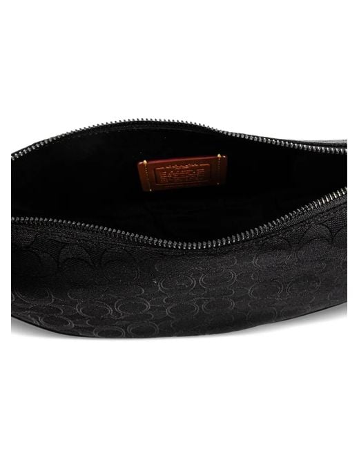 COACH Black Hall Messenger Bag for men